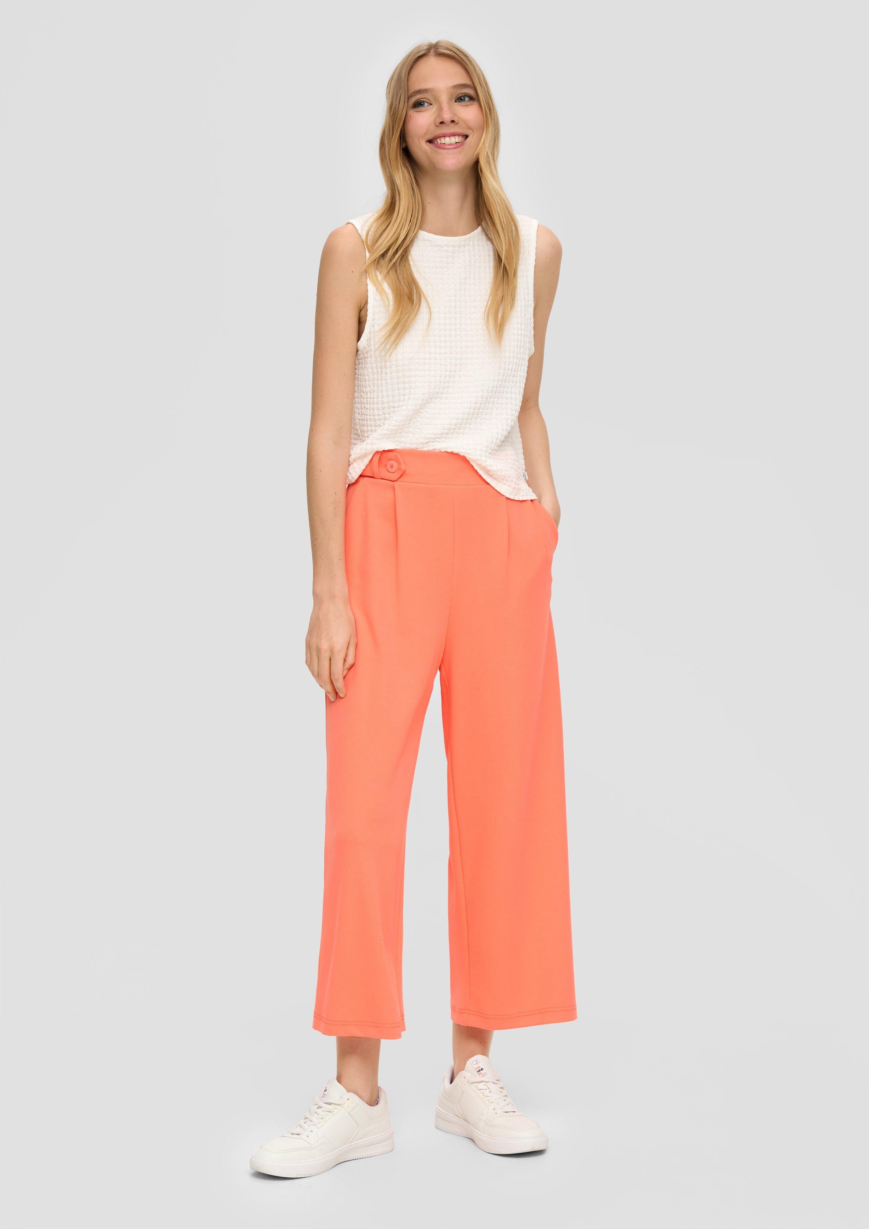 QS 7/8-Hose Culotte aus Interlockjersey günstig online kaufen