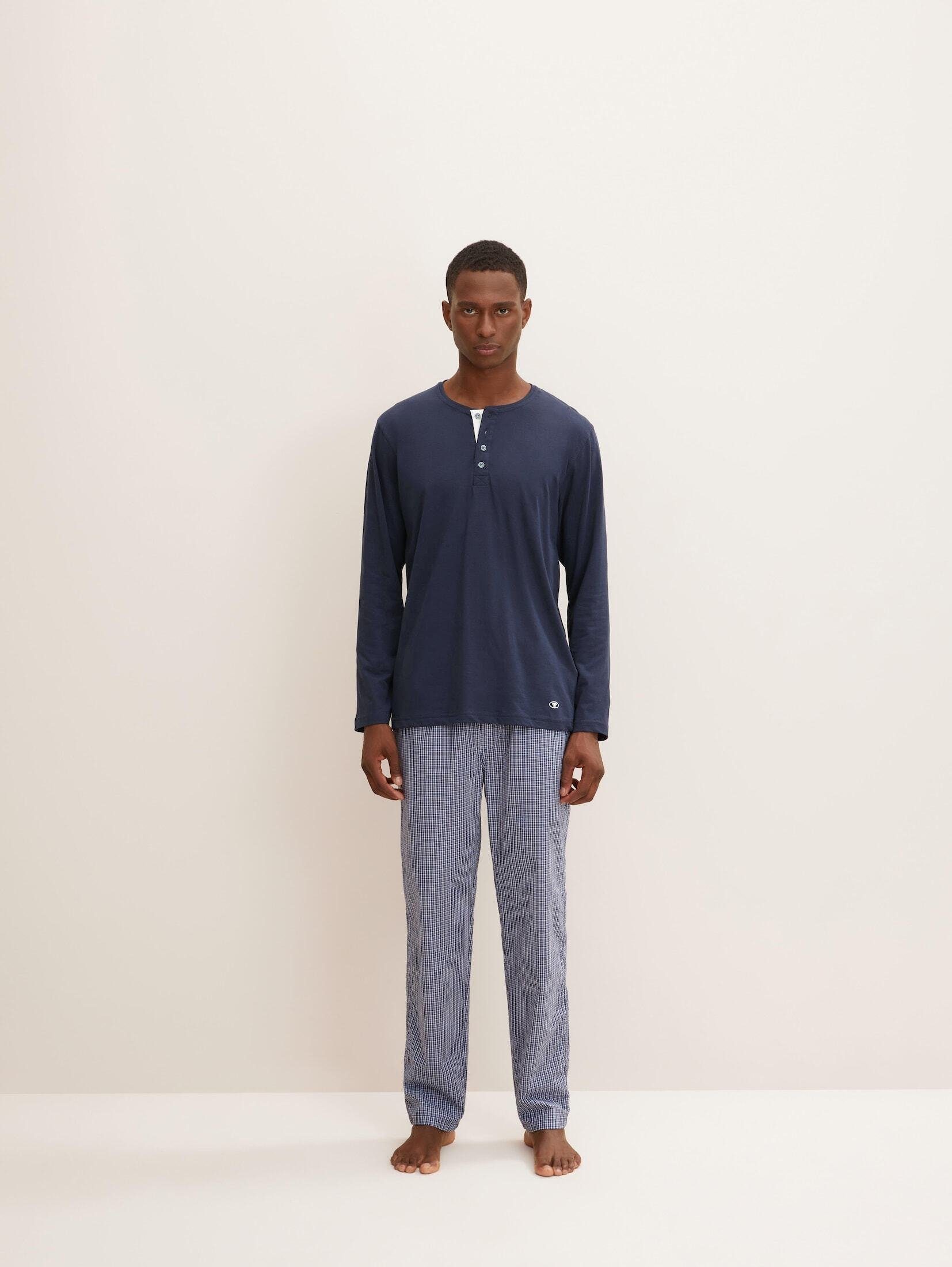 TOM TAILOR Pyjamahose Unterwäsche Pyjama-Hose aus Baumwolle mit Karomuster günstig online kaufen