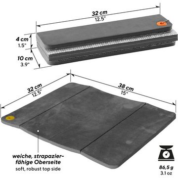 UQUIP Sitzkissen Sitzkissen Josy Faltbar Camping Unterlage, Outdoor Thermo Sitz Kissen Alu