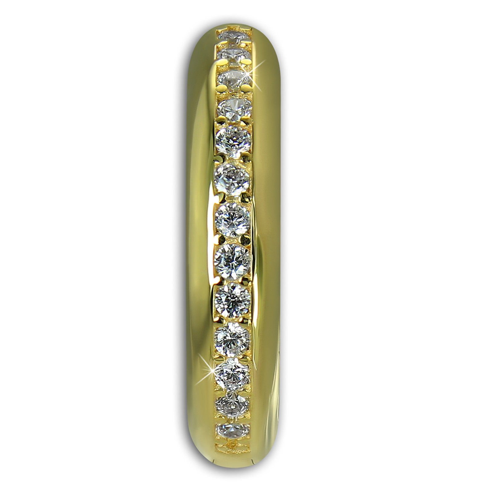 GoldDream Paar Creolen GoldDream Creole Beauty Zirkonia Ohrring (Creolen), günstig online kaufen