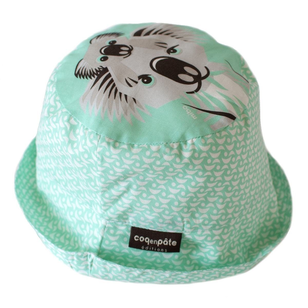 COQ EN PATE Sonnenhut Farbenfroher Kinder-Hut mit Tiermotiven und Mustern Sonnenschutz Koala - Größe: M