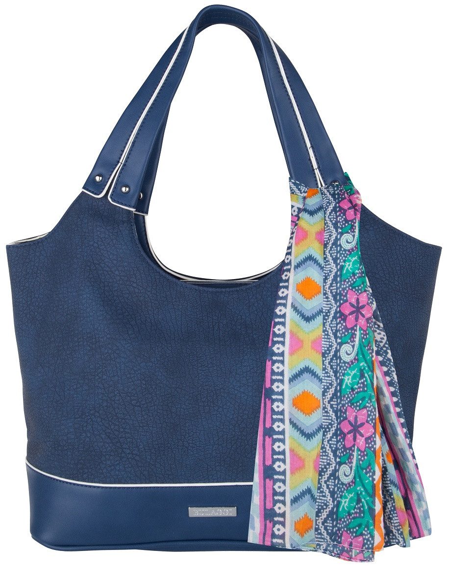 BULAGGI Handtasche 50054, Blanche shoulderbag mit Zierband, Frontlabel aus Metall