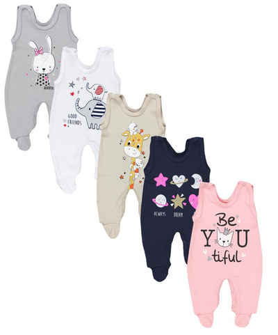 TupTam Strampler TupTam Baby Unisex Strampler mit Aufdruck Spruch 5er Pack (5-tlg)