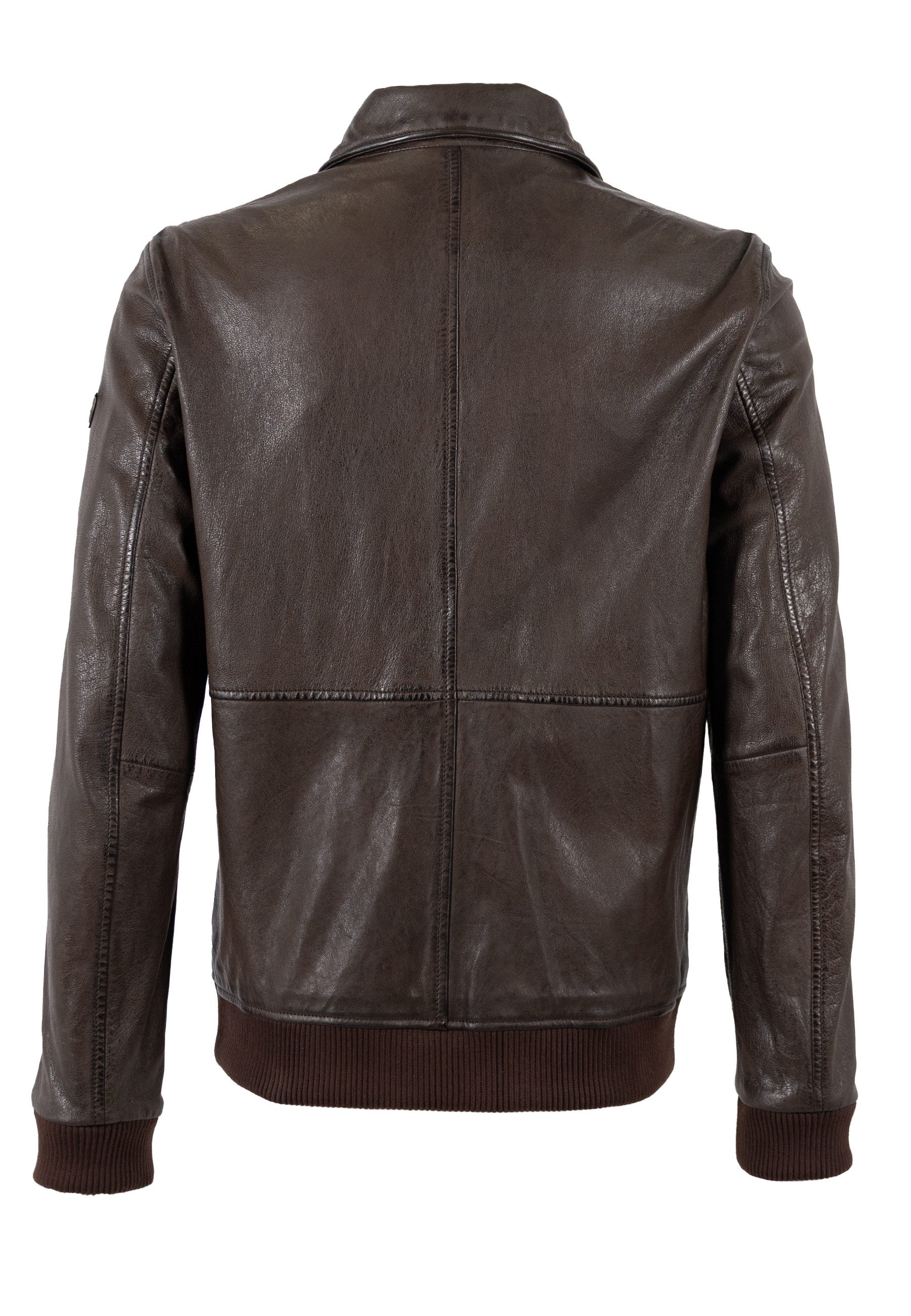 Mauritius Lederjacke MMCrovig mit Umlegekragen – Bild 5 von 5