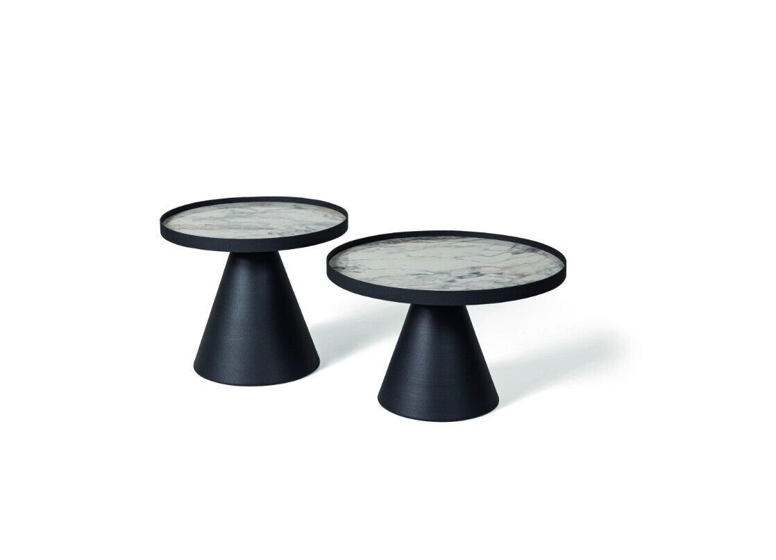 JVmoebel Couchtisch Couchtisch Schwarzer Beistelltisch Design Wohnzimmertisch Tische (2-St., 2x Couchtische), Made in Europa