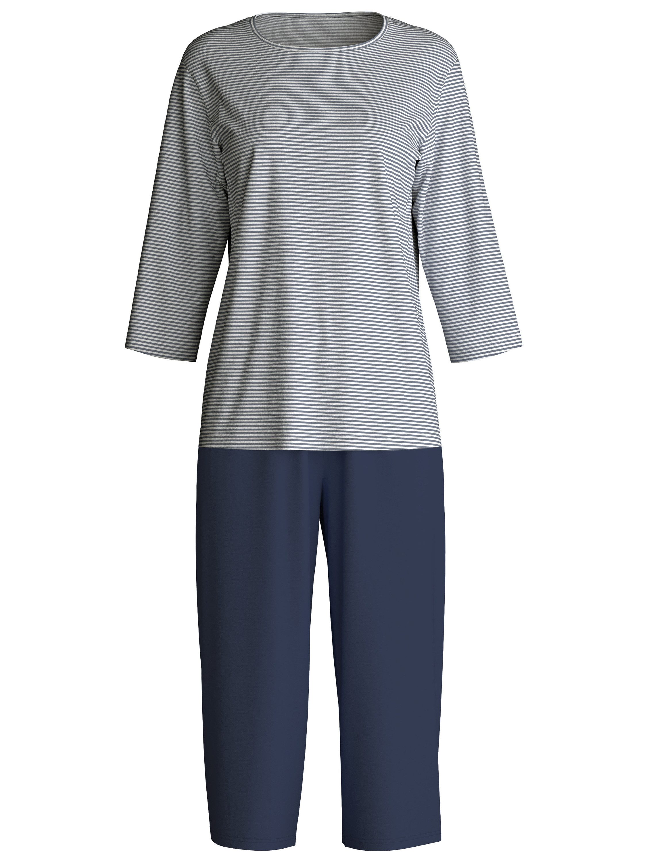 CALIDA Capri-Pyjama Cotton Special Damen (2 tlg) weich, leicht und komfortabel