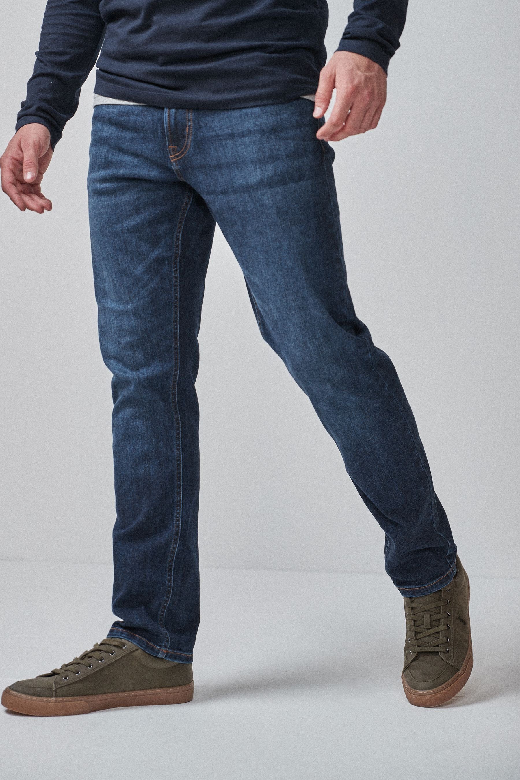 (1-tlg) Slim Fit – Stretch-Jeans Flex Next Slim-fit-Jeans Motion