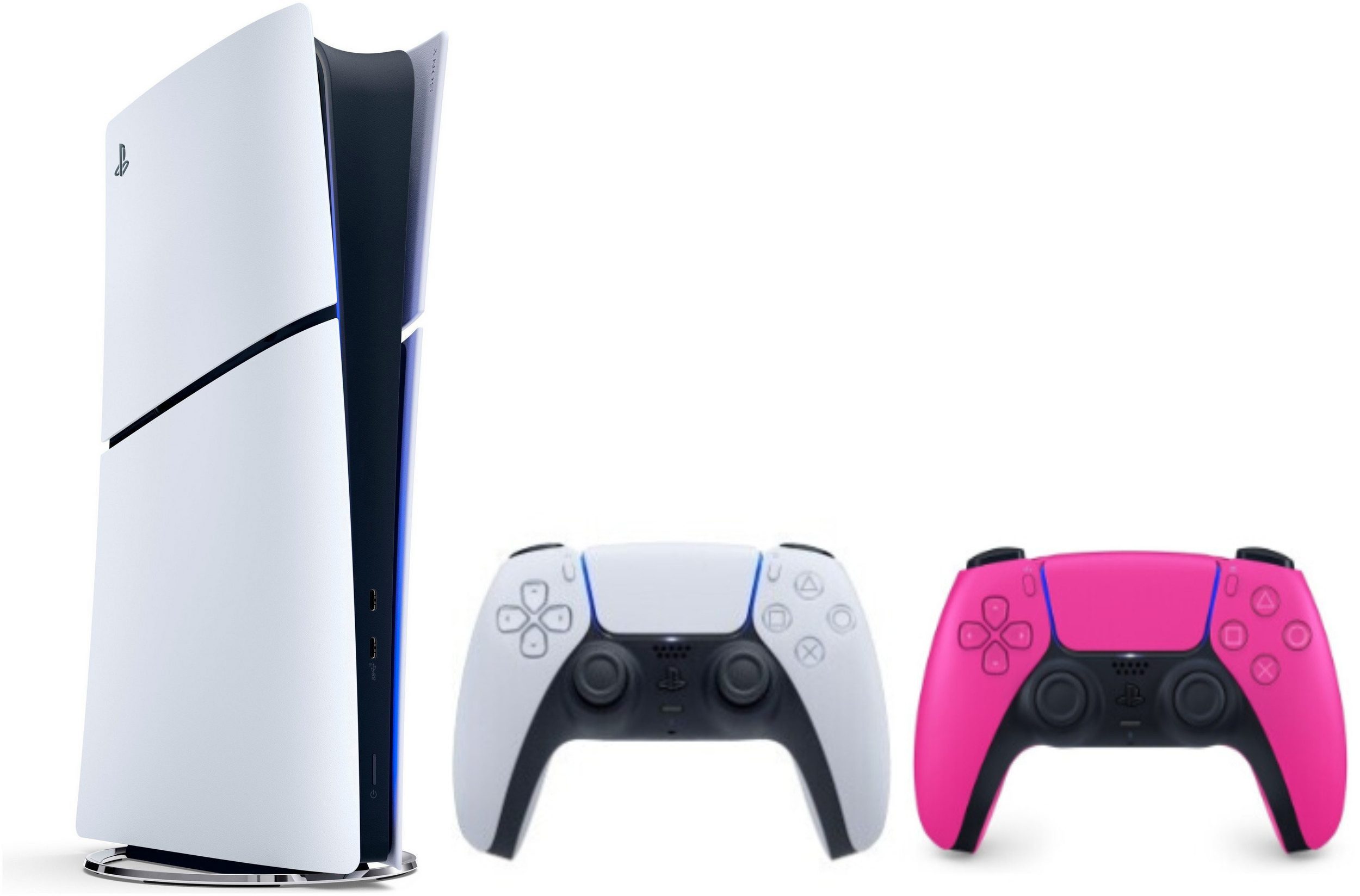 Playstation PS5 Digital Slim E-Chassis + 2. Con Nova Pink