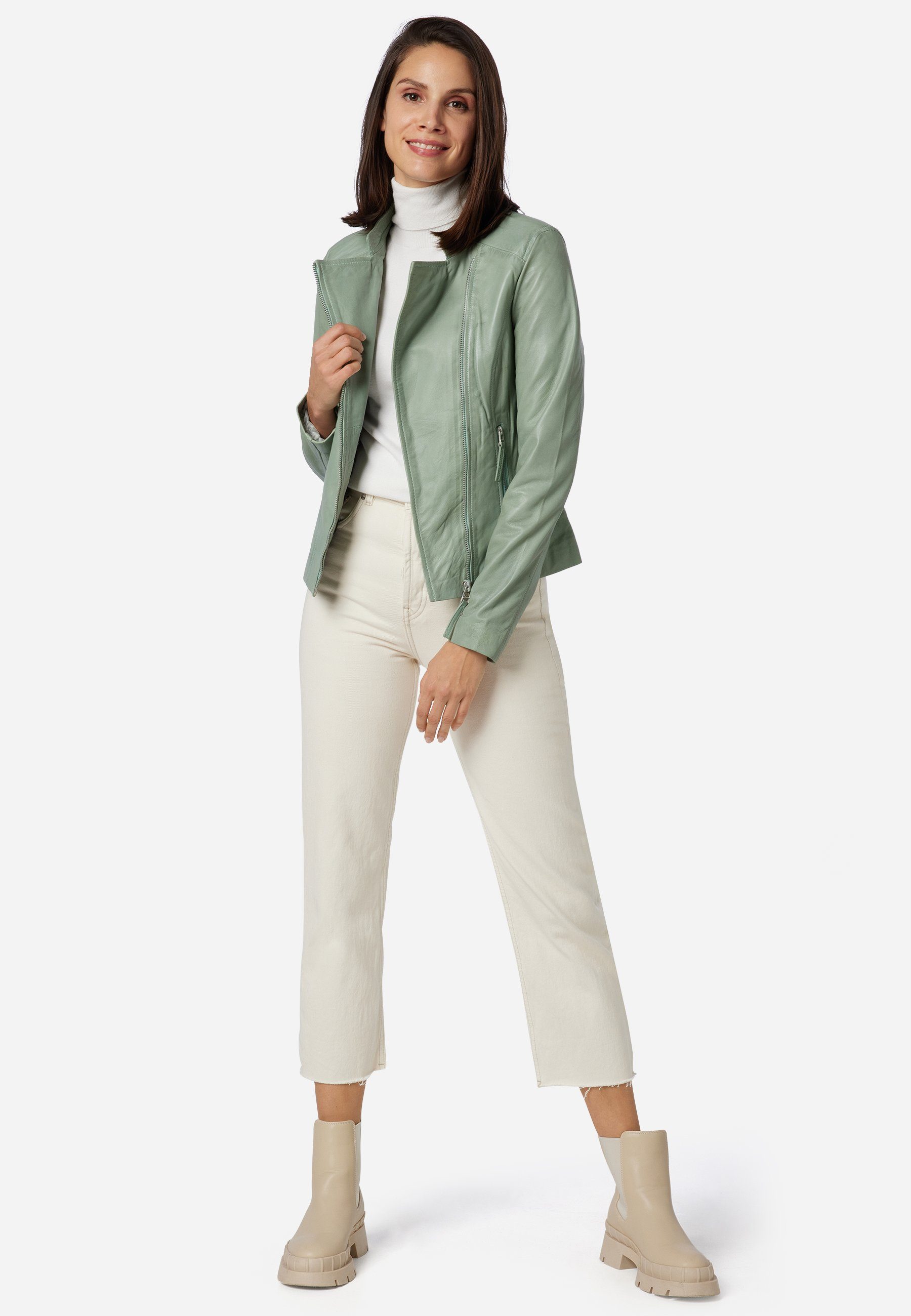 RICANO Lederjacke Raylee hochwertiges Lammleder günstig online kaufen