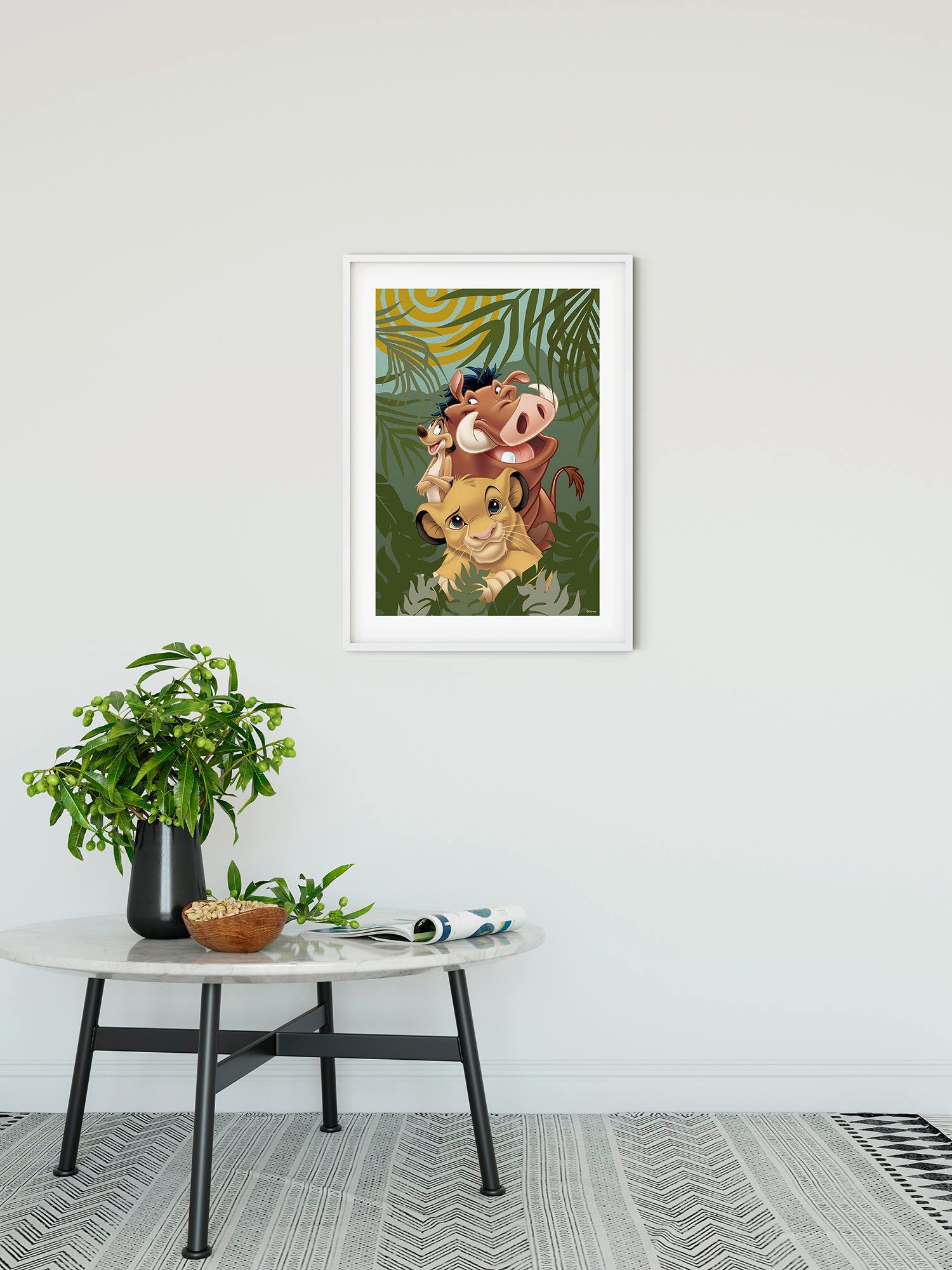 Komar Bild Lion King Carefree Trio, Disney (1 St), Wandbild zur Dekoration im Kinderzimmer - ohne Rahmen – Bild 2 von 3