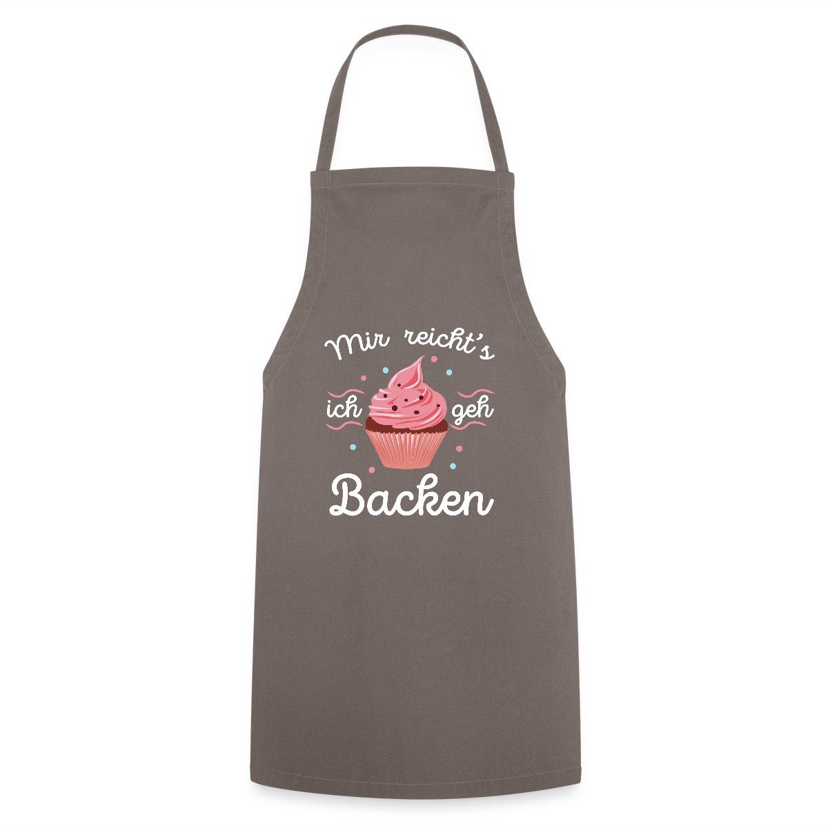 Spreadshirt Kochschürze Mir reichts ich geh Backen, Geschenk Für Bäckerin Kochschürze, (1-tlg)