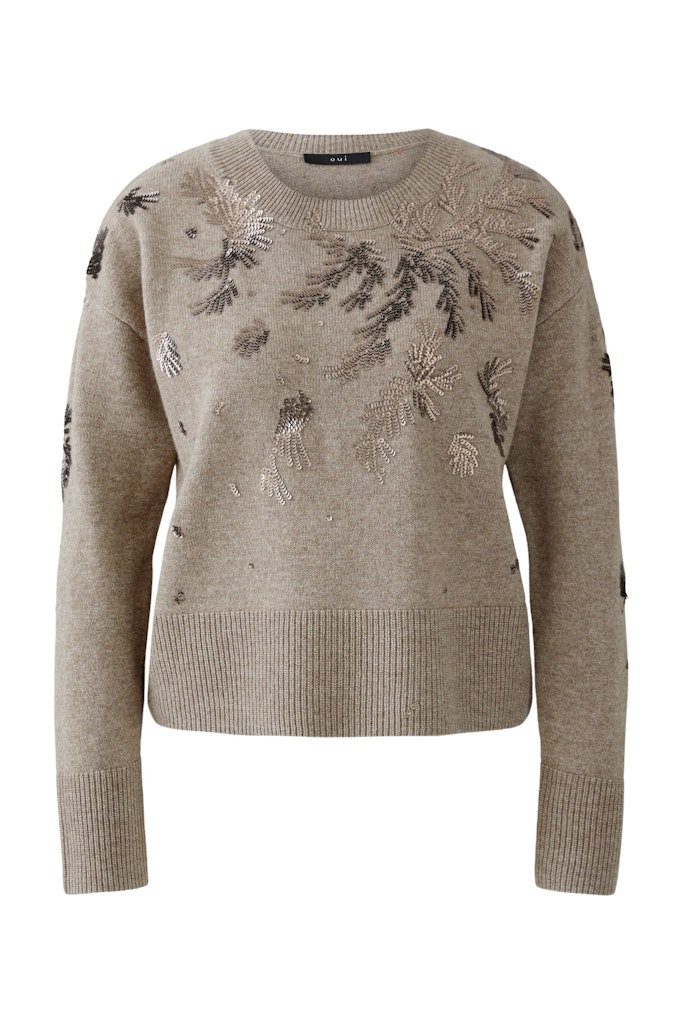 Oui Strickpullover Pullover
