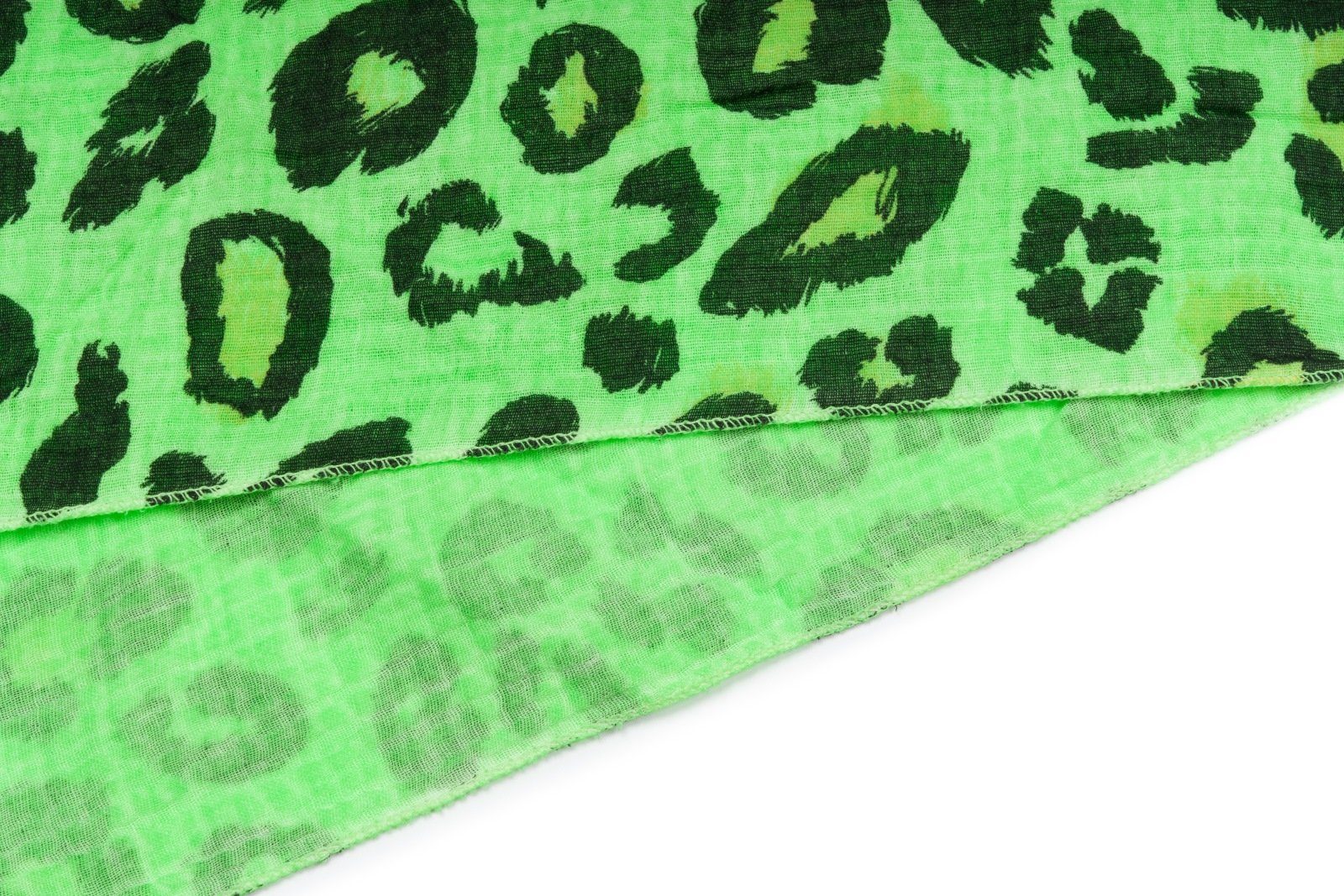 styleBREAKER Dreieckstuch Musselin Dreiecktuch Leoparden Print, günstig online kaufen