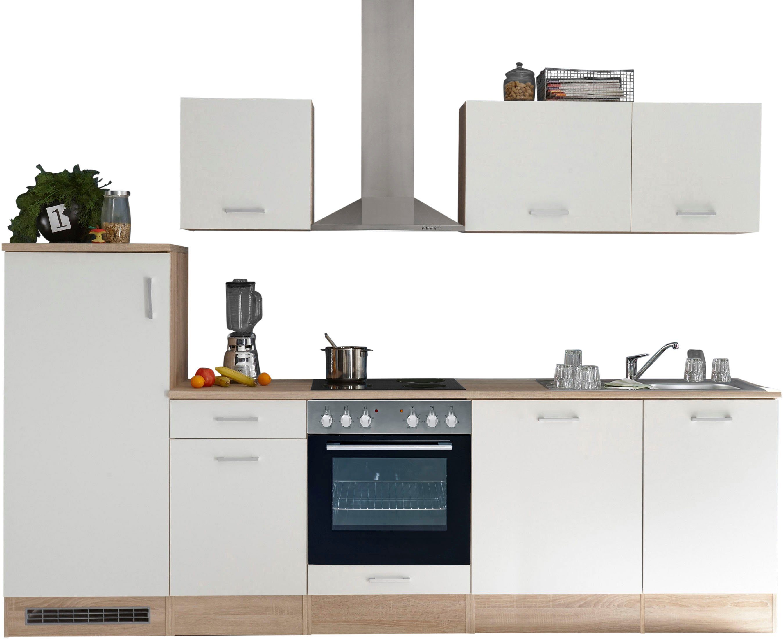 BASIC by Balculina Küchenzeile Andy, Breite 280 cm, wahlweise mit E-Geräten günstig online kaufen