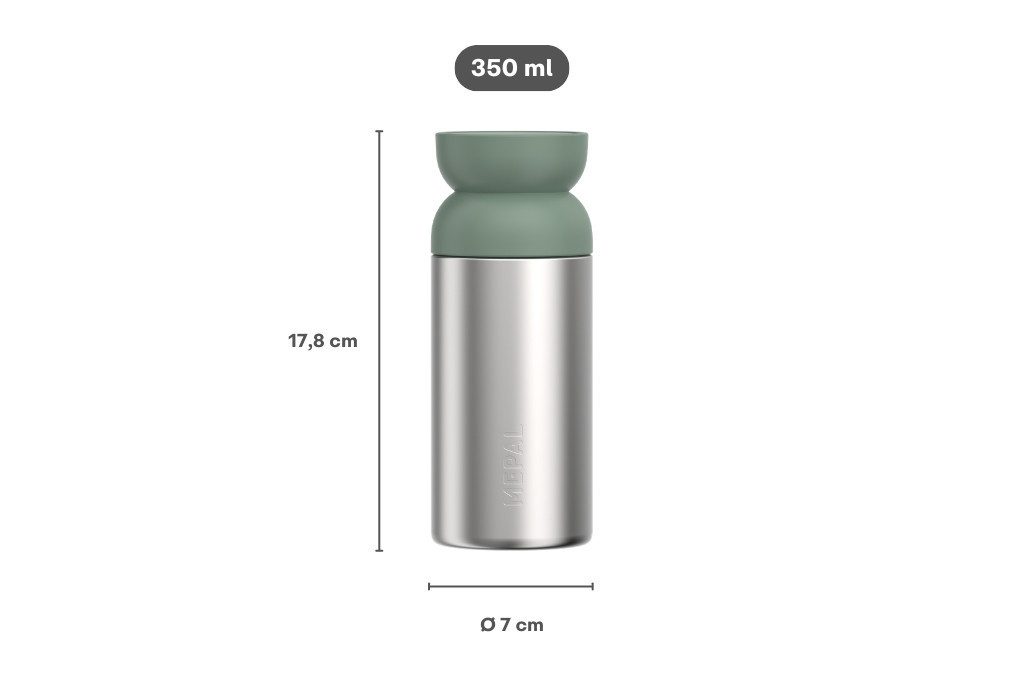 Mepal Coffee-to-go-Becher Mepal Ellipse 350 ml Isolierter Kaffeebecher - Vivid blue