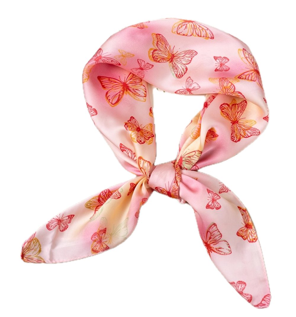 LK Trend & Style Modetuch Quadratisches Tuch 70x70 Seideneffekt, (Hochwertiges Muttertag Geschenk), Seidenoptik, leicht, weich und fließend