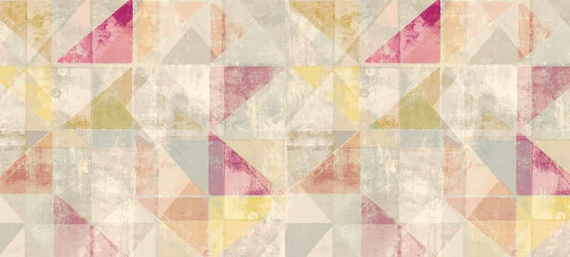 Architects Paper Fototapete Atelier 47 Used Triangle 1, glatt, geometrisch, (6 St), Vlies, Wand, Schräge, Decke