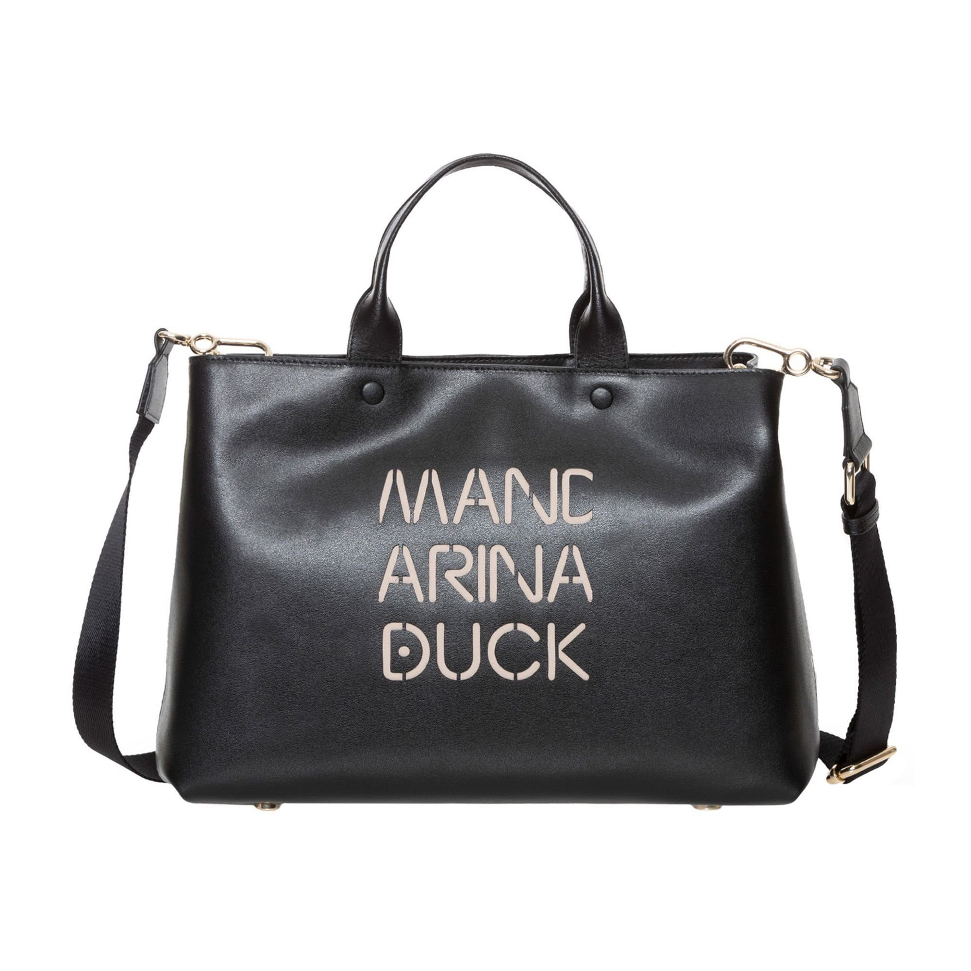 Mandarina Duck Damen Shopper 'Hunter' - Mit Laptopfach (15"), Schulterriemen, Nylon