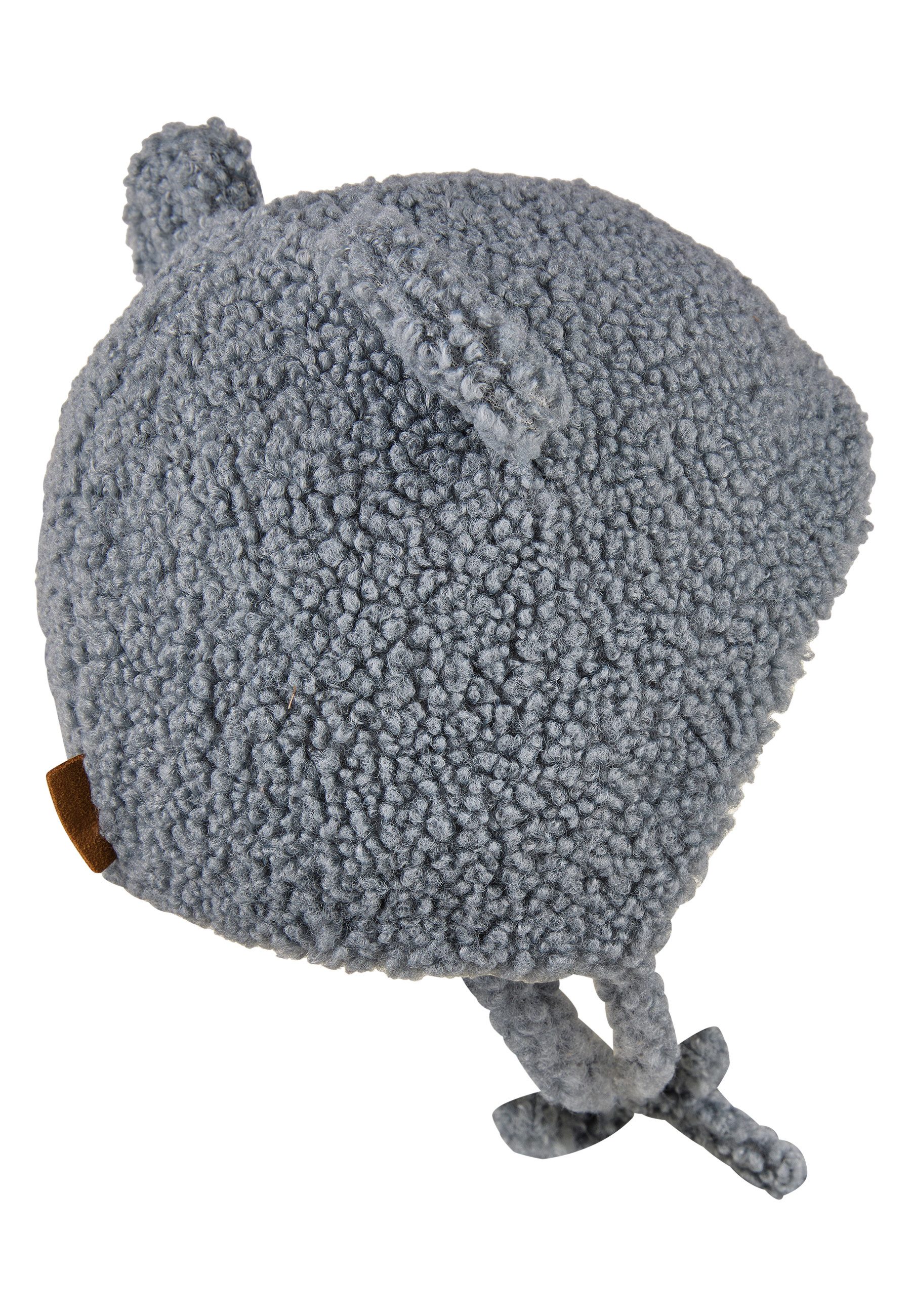 Sterntaler® Strickmütze Sterntaler® Inka-Mütze Öhrchen Mützen, Strickmütze (1-St) Teddyfell-Optik, warme Ohrenklappen, Bindeband