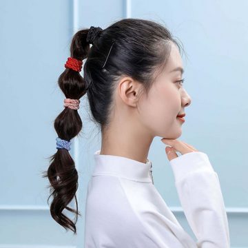 KIKI Haarband Elasitc Haargummis für Damen und Mädchen,für dickes Haar, 8 Stück