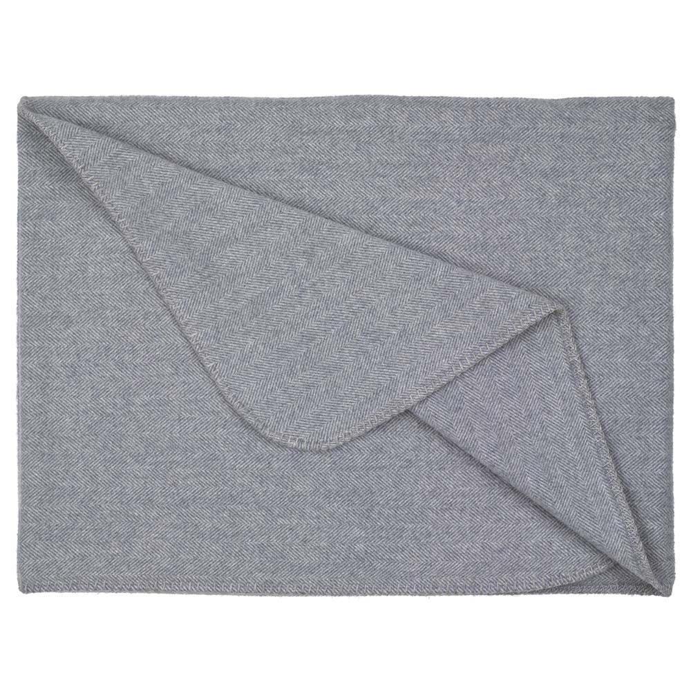 Wolldecke Steiner Wolldecke Fischgrätmuster Sally mit 100% Merino Wolle, Steiner 1888, 100% Merinowolle