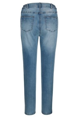 MIAMODA Regular-fit-Jeans Jeans Slim Fit Leo-Seitenstreifen 5-Pocket