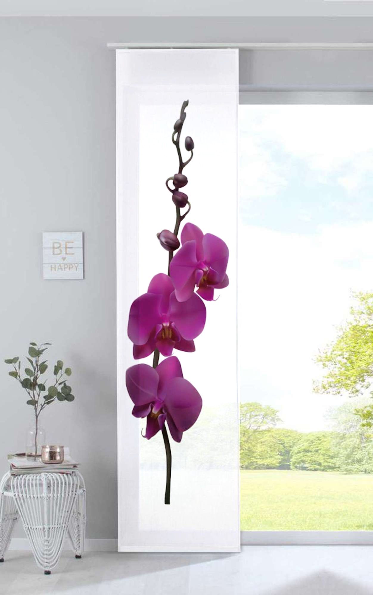 Gardinenbox Schiebegardine (1 St), Klettband, blickdicht, Microfaser, Bedru günstig online kaufen