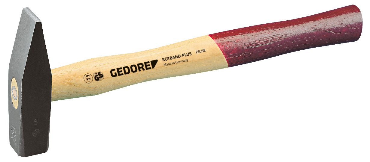 Gedore Hammer 4 E-1000 Schlosserhammer mit Eschenstiel, 1000 g
