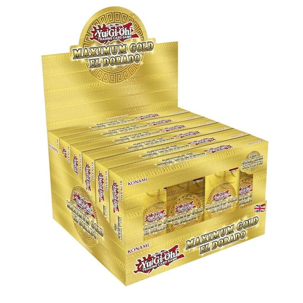 Konami Sammelkarte Yugioh Maximum Gold El Dorado Display ENGLISCH Reprint Yu-Gi-Oh!
