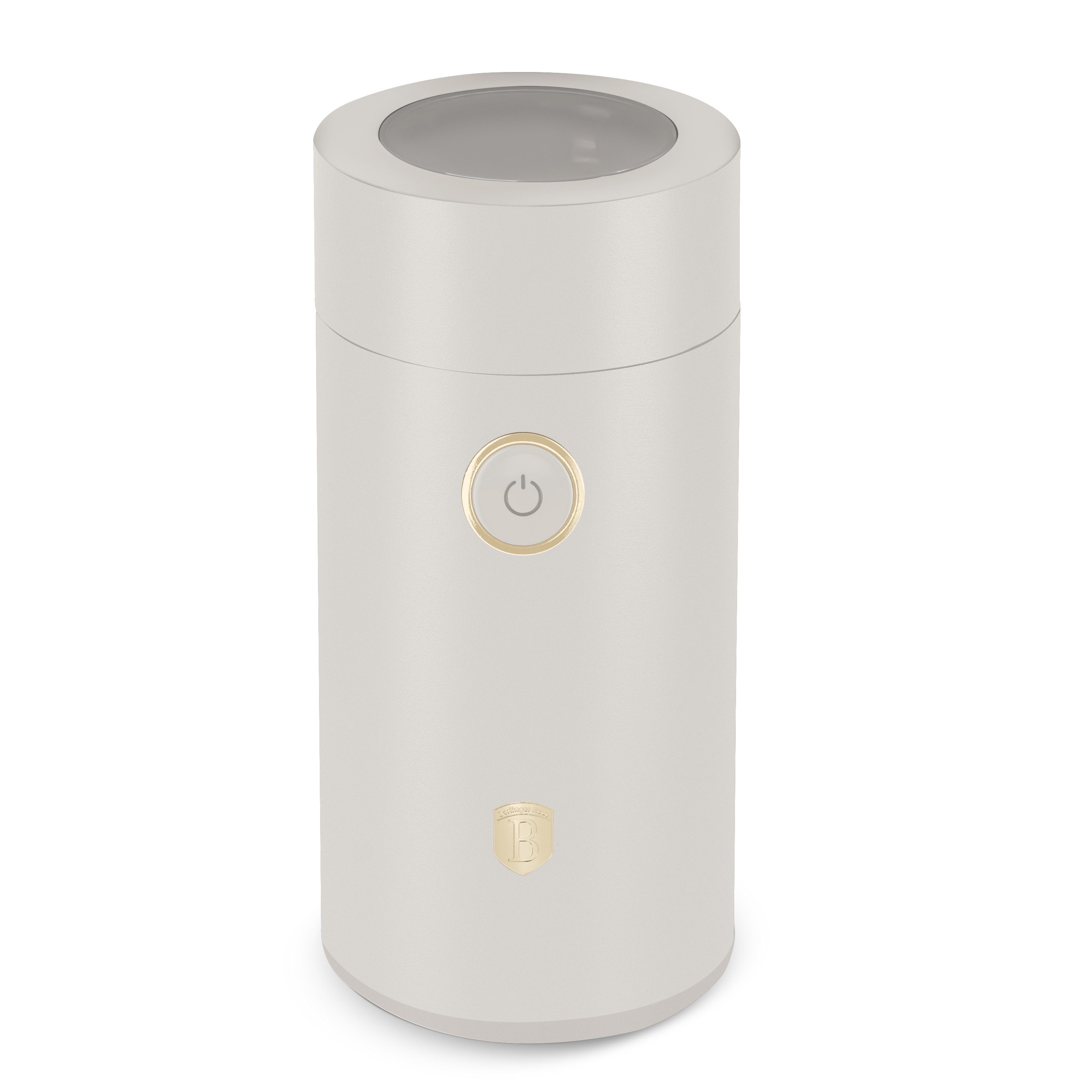 Berlinger Haus Kaffeemühle Creme, 150 W, Schlagmesser, 75 g Bohnenbehälter, 150 W, Edelstahlklingen, Gewürz- und Nussmühle, One-Touch-Bedienung