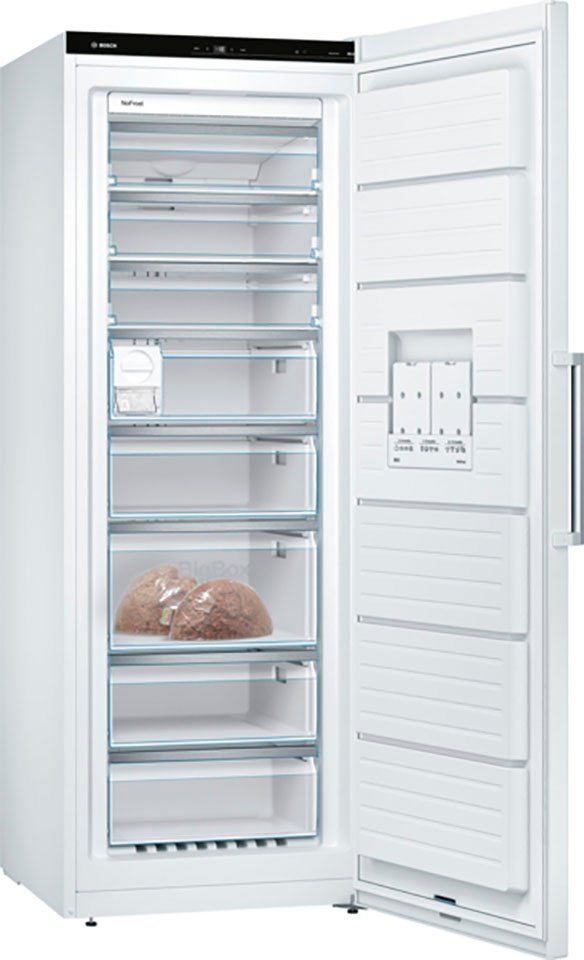 BOSCH Gefrierschrank GSN58AWCV, 191 cm hoch, 70 cm breit, XXL Größe: bietet  Ihnen extra viel Platz für Ihre