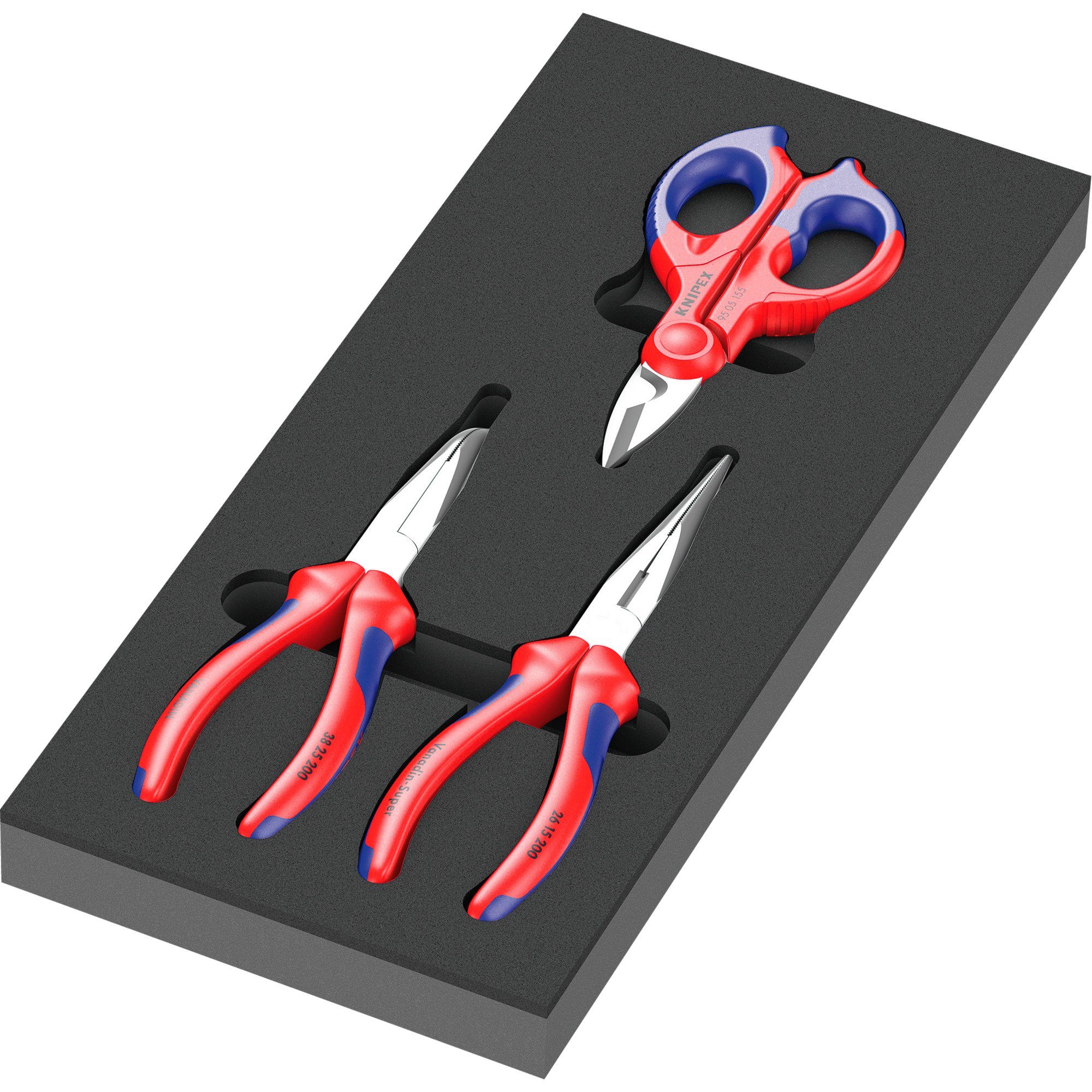 Wera Zangenset Wera 9781 Schaumstoffeinlage KNIPEX Zangen Set 2