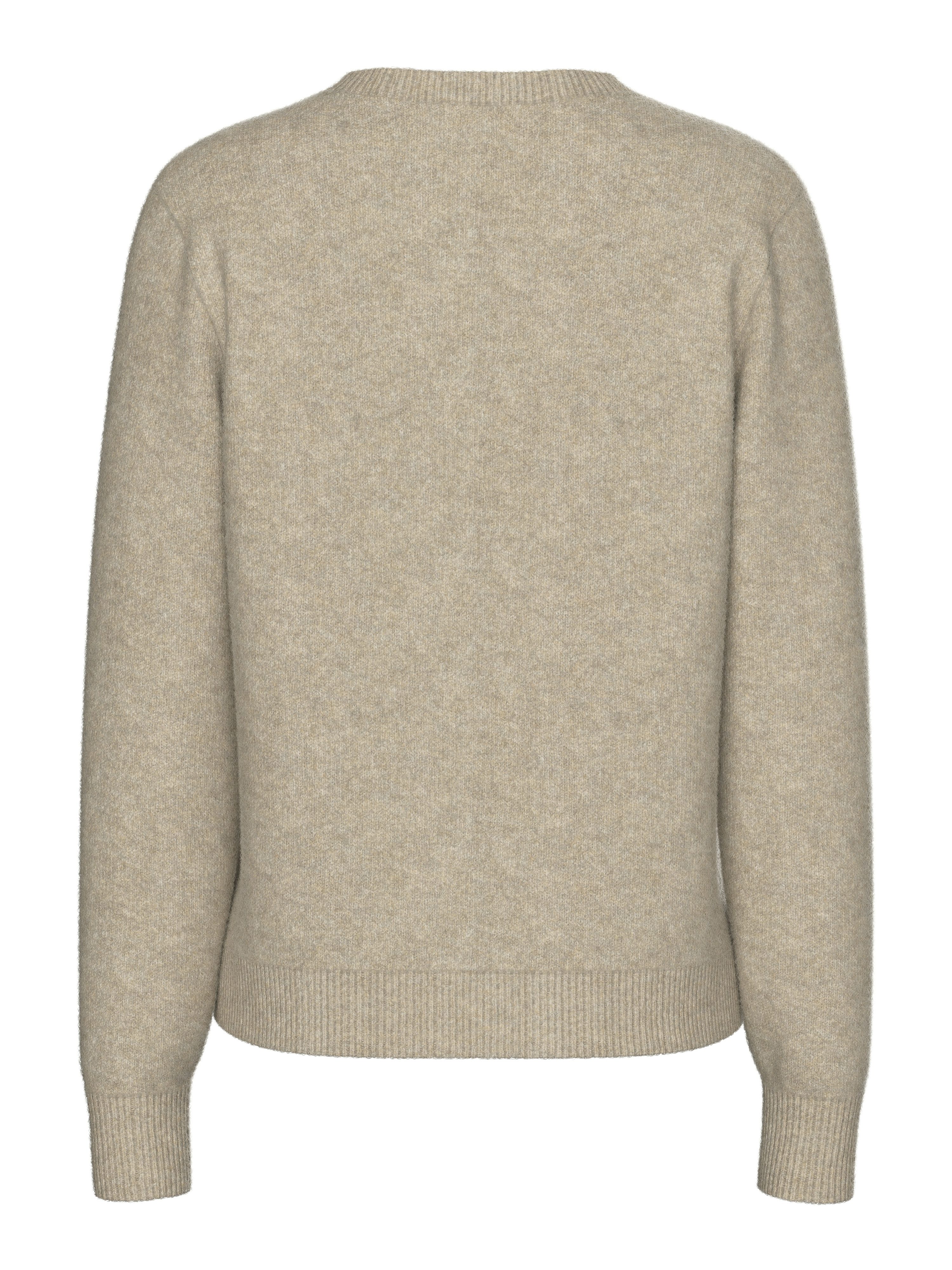 pieces Strickjacke PCMALOU LS KNIT CARDIGAN NOOS BC Materialmix, slim fit – Bild 5 von 5