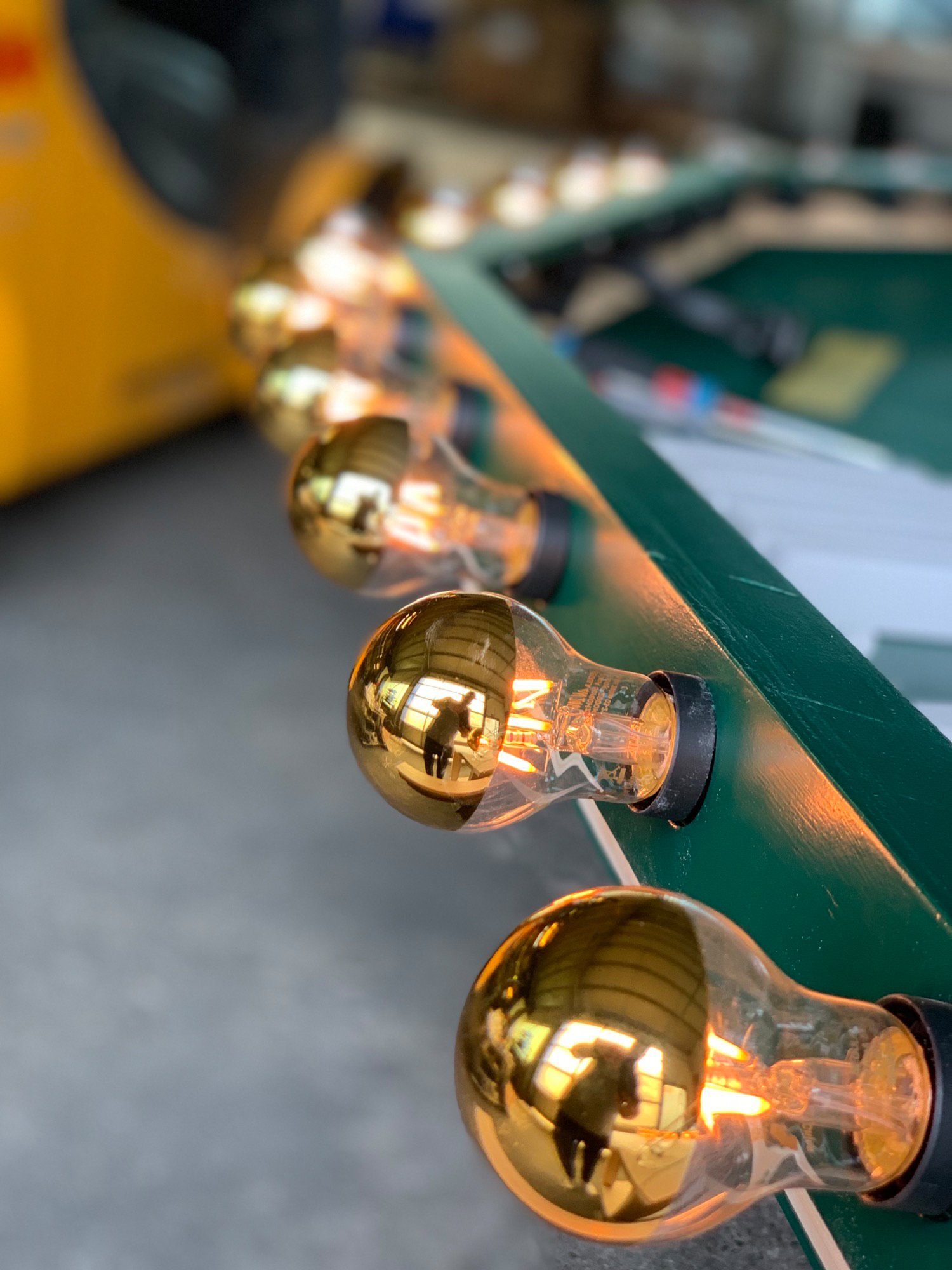 SEGULA LED-Leuchtmittel LED Glühlampe Spiegelkopf Gold, E27, Warmweiß, dimmbar, E27, Glühlampe Spiegelkopf Gold, 2700K