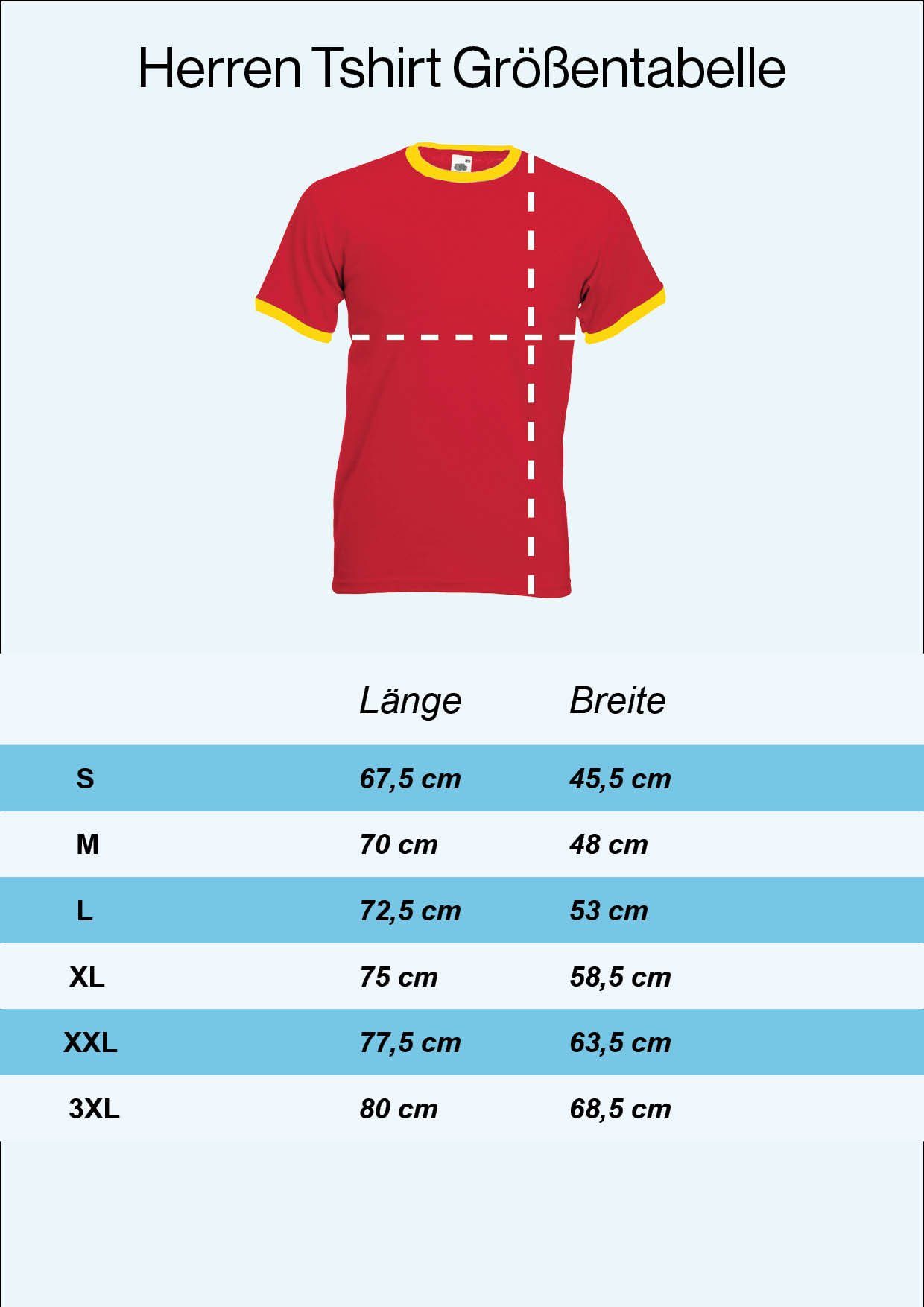 Youth Designz T-Shirt Ghana Herren T-Shirt im Fußball Trikot Look mit trendigem Motiv