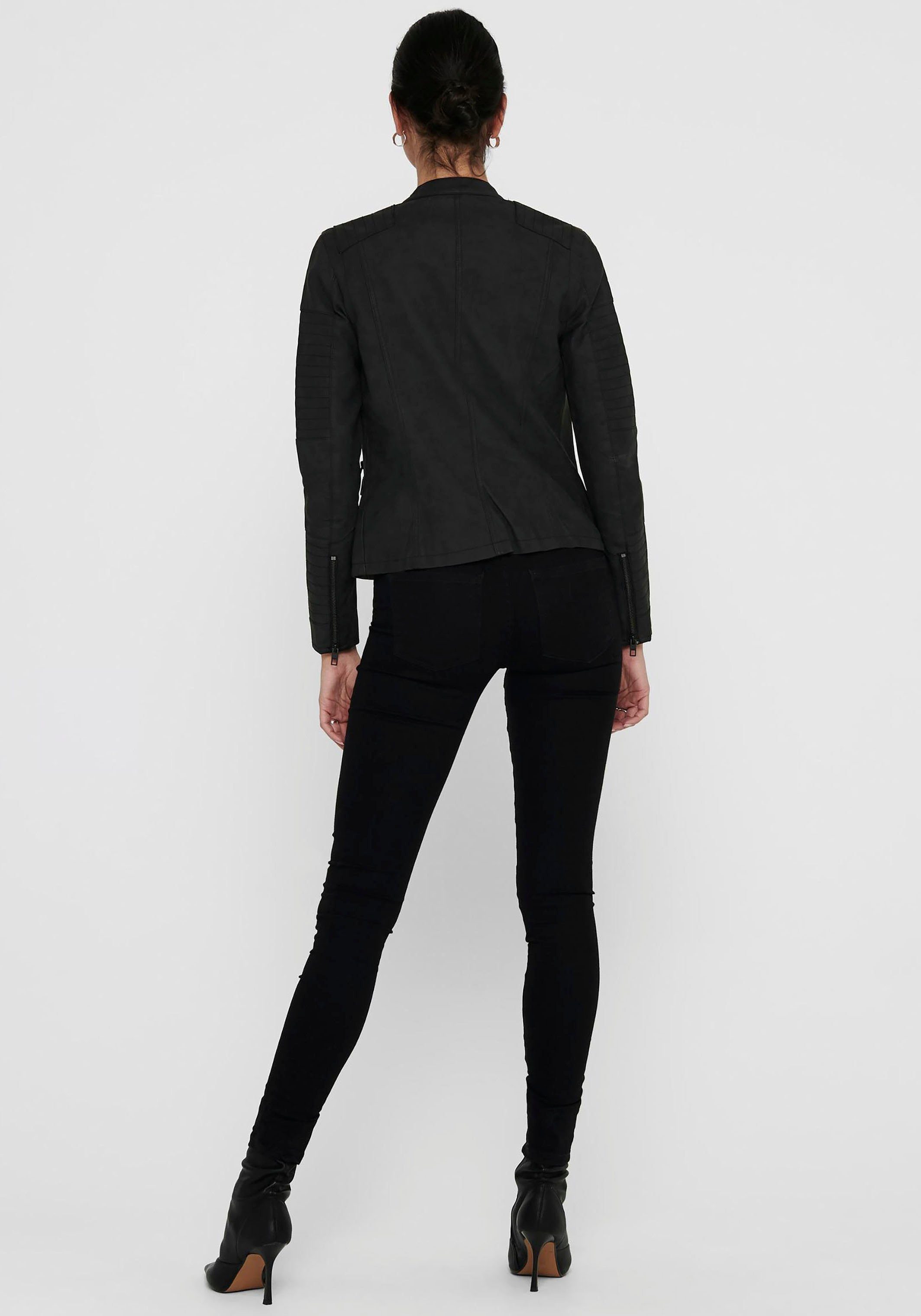 ONLY Lederimitatjacke ONLAVA FAUX LEATHER BIKER günstig online kaufen