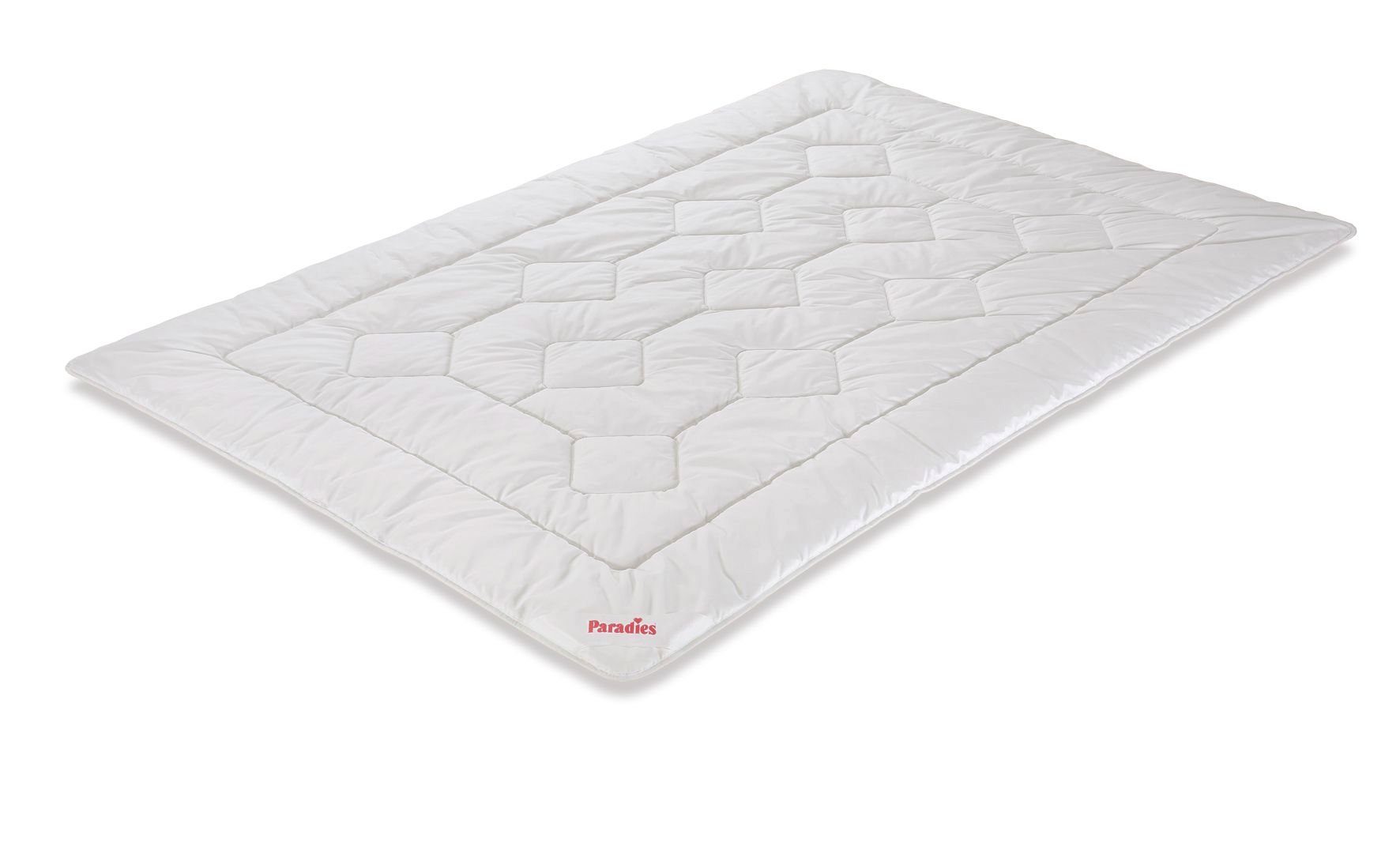 Microfaserbettdecke Paradies Ganzjahresbett BL 155x220 cm weiß Bettdecke
