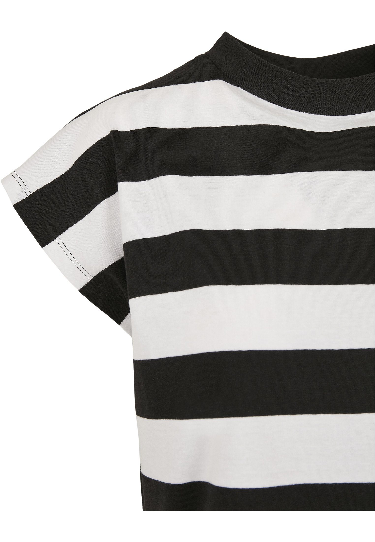 URBAN CLASSICS T-Shirt Damen Ladies 2-Pack Tee Stripe (1-tlg) Short