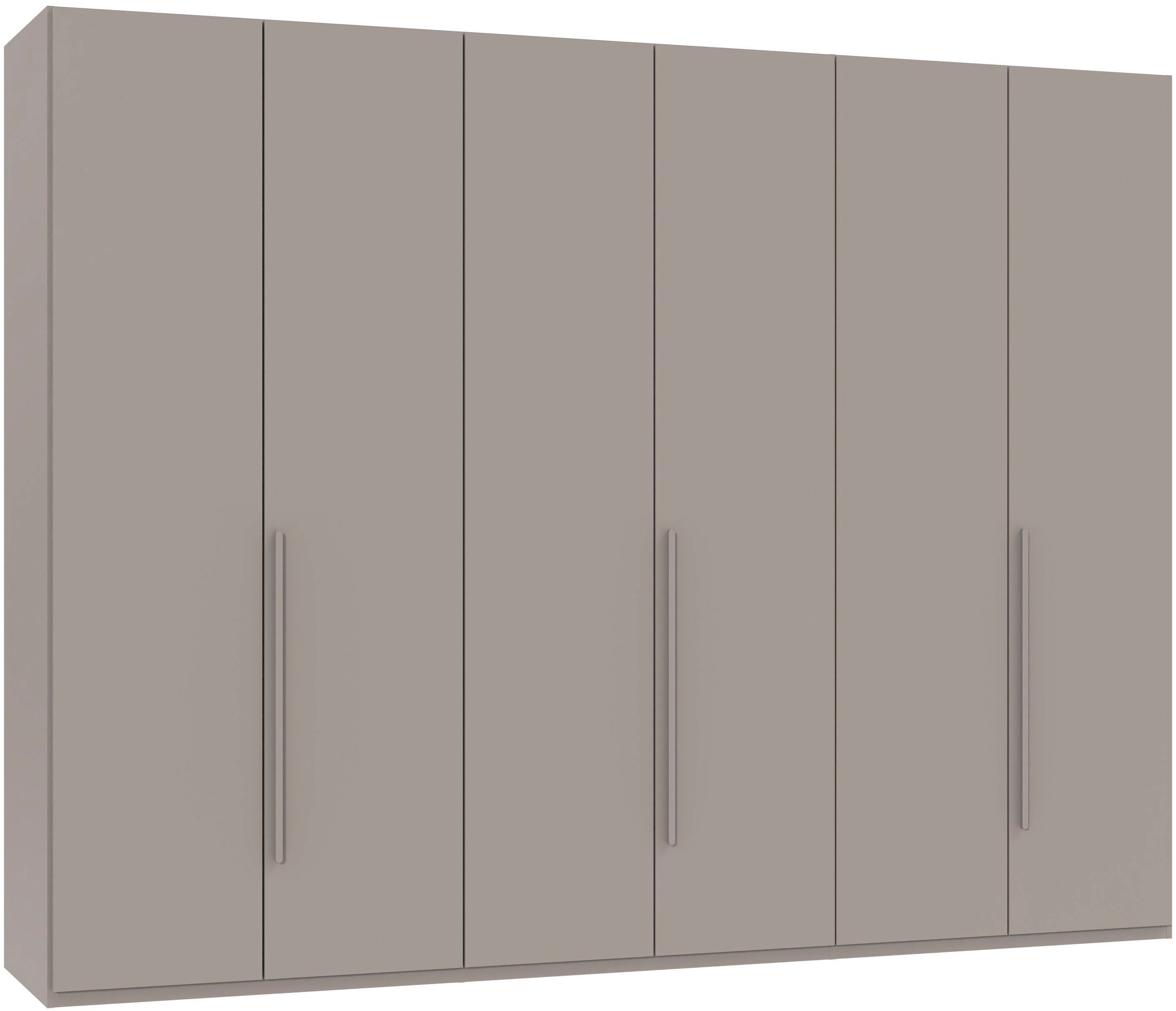 Wimex Drehtürenschrank Kleiderschrank London, in den Breiten 180cm, 225cm oder 270cm (mit verschiedenen Griffen in goldfarben, silberfarben oder schwarz) wahlweise mit Basic- oder Premium-Ausstattung erhältlich