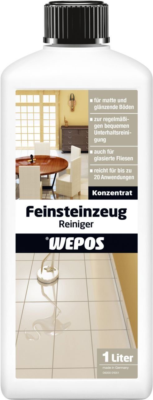 WEPOS CHEMIE GMBH Wepos Feinsteinzeug-Reiniger 1 L Vinyl- und Designbodenreiniger