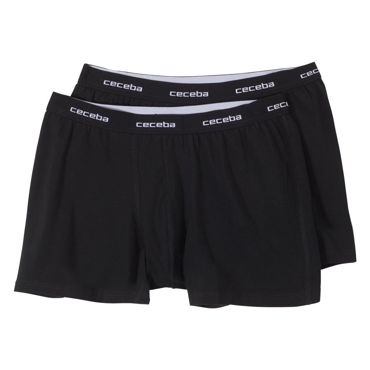 CECEBA Retro Pants Große Größen Pants schwarz 2er-Pack Ceceba (Packung, 2-St., 2er-Pack)