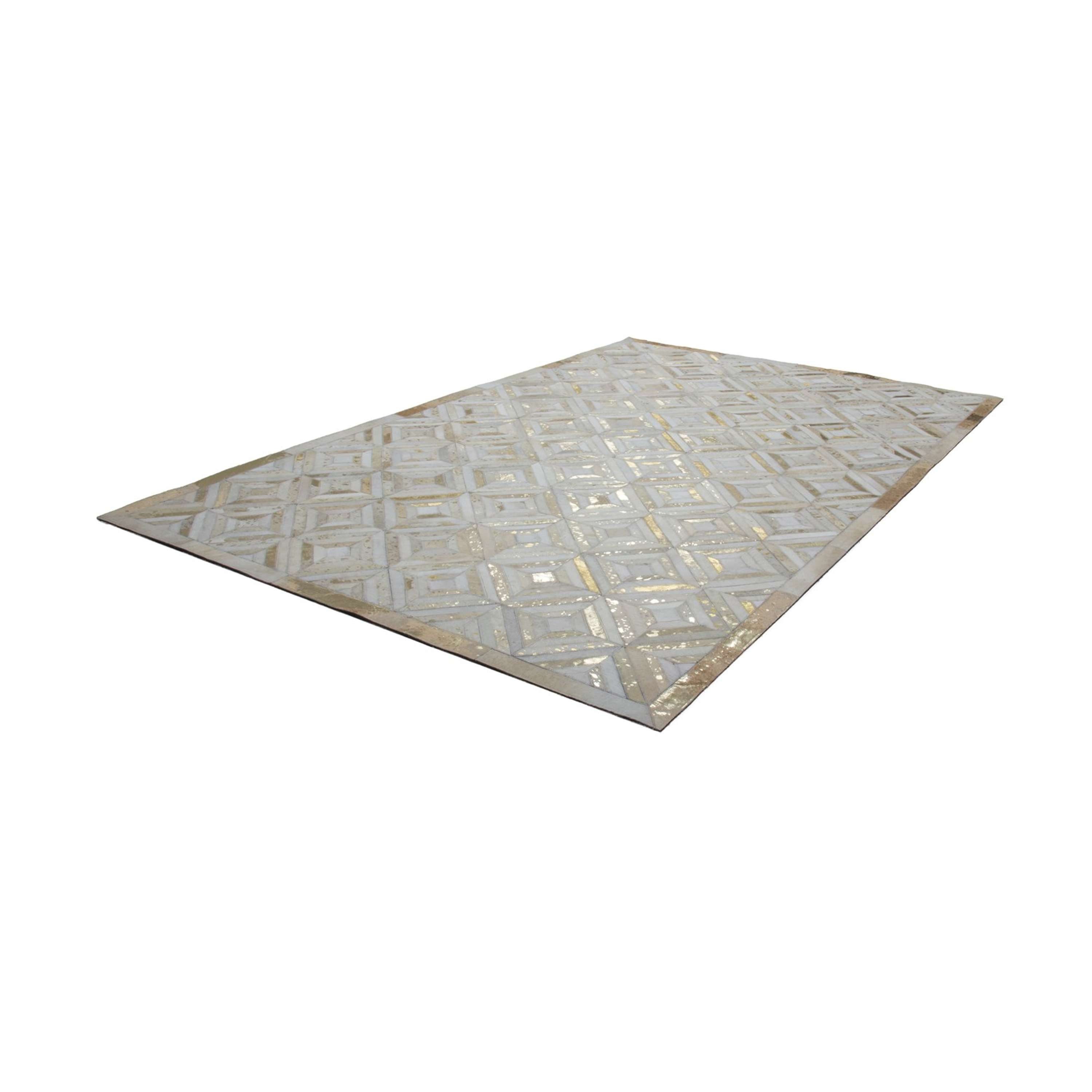 Qiyano Teppich Flachflorteppich Imivai 100 Elfenbein 80 x 150 cm, Höhe: 80 mm