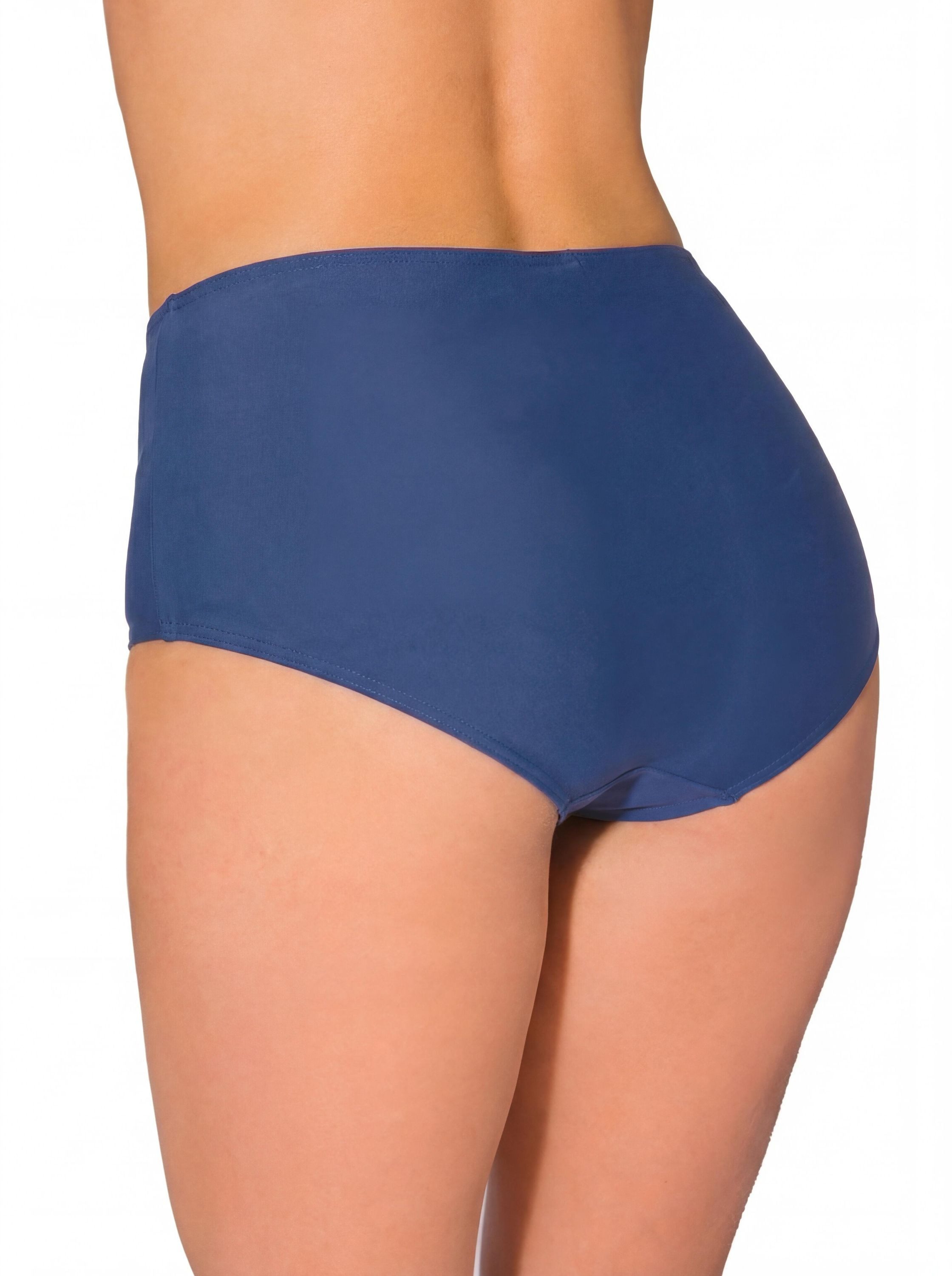 Aquarti Bikini-Hose Aquarti Damen Bikinihose Bikini-Slip mit Hohem Bund – Bild 3 von 5