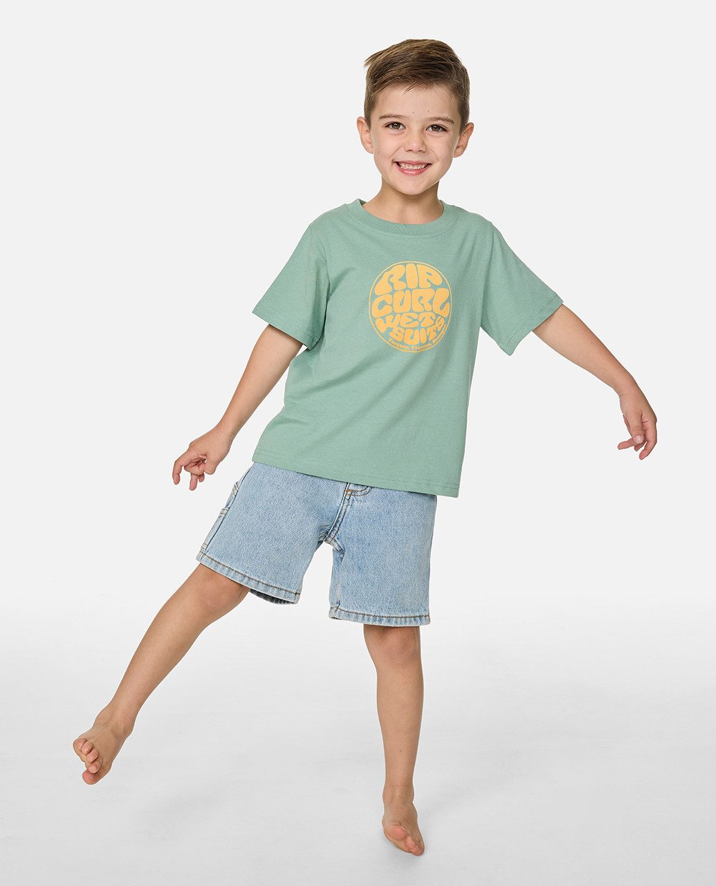 Rip Curl Print-Shirt Rip Curl Wettie Passage Icon T-Shirt für Kinder