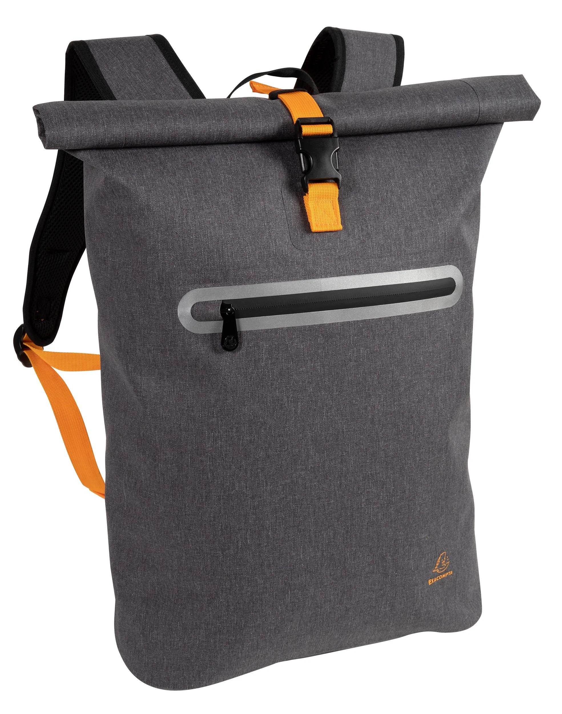 EXACOMPTA Cityrucksack Wasserdichter Rucksack 33x49x14cm, Exactive Young - Sturmgrau - 17834E, Rücksäcke