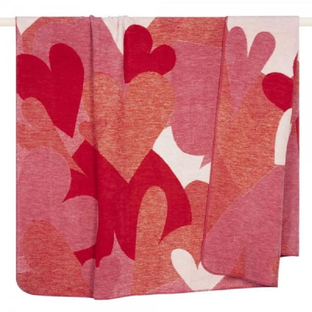 Wohndecke Decke Herz Heart Pink (150x200cm)