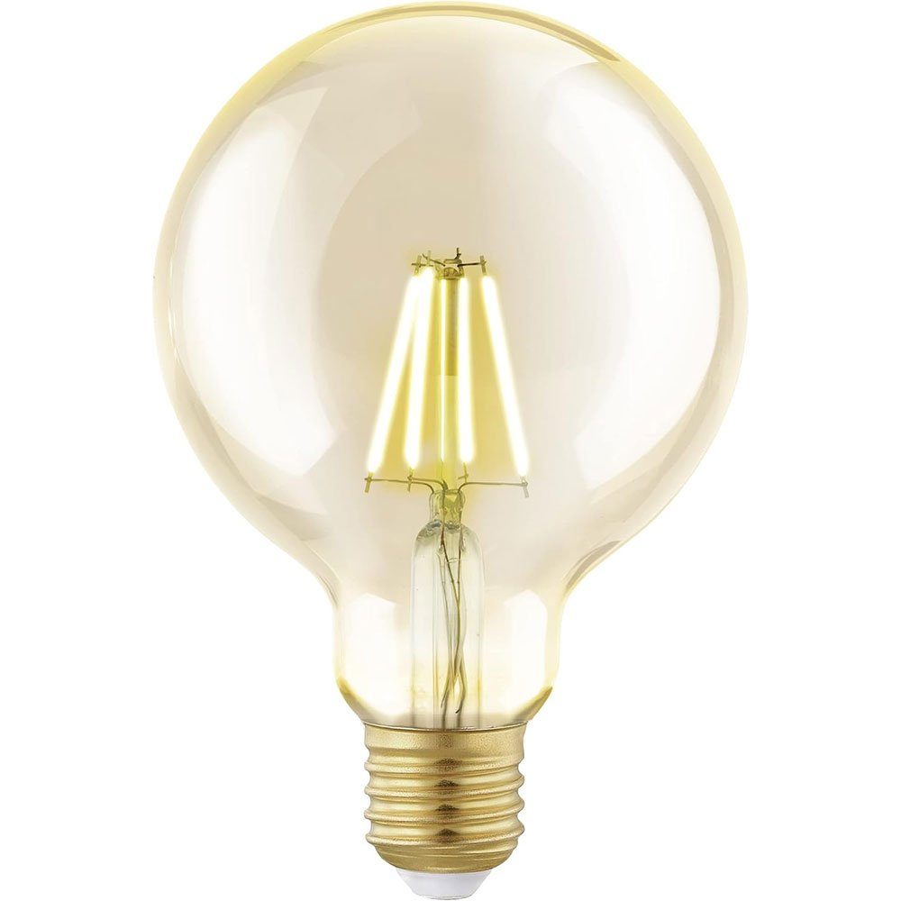 cm 9,5x13,5 LED-Leuchtmittel, amber Lampe Edison EGLO Filament LED DxH Glas Leuchtmittel