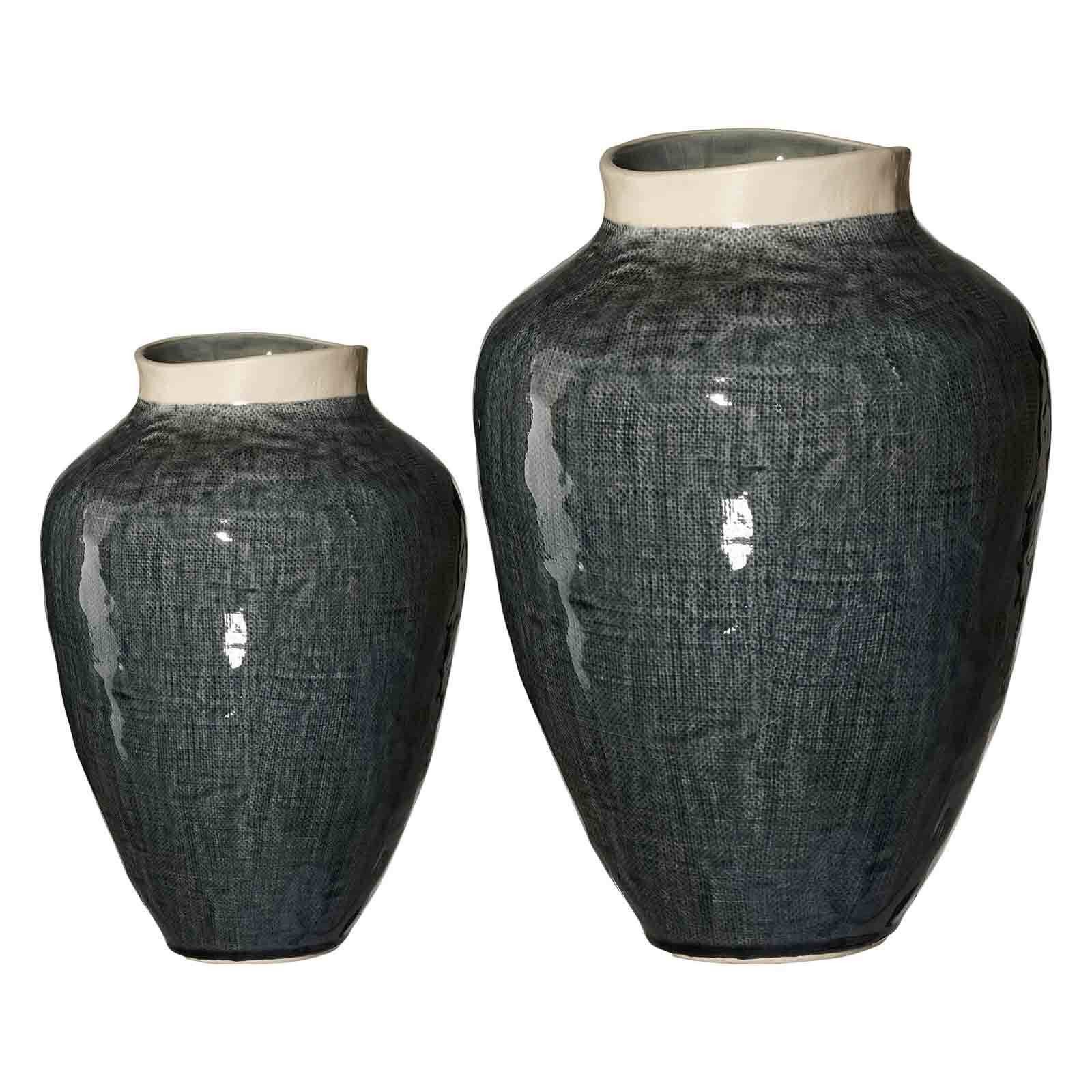 Dekovase Lucca Vasen 31 cm / 41 cm 2er Set