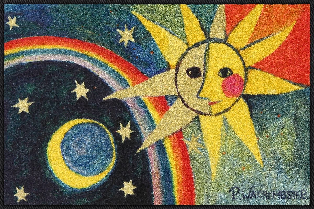 Salonloewe Fußmatte Fußmatte 50x75 Astrale, Eingangsmatte normal, Höhe: 500 mm