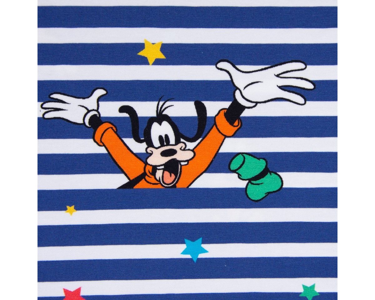 Thumbnail - SCHÖNER LEBEN. Stoff Baumwolljersey Digitaldr. Disney Micky Maus und Freunde weiß blau bunt, Digitaldruck